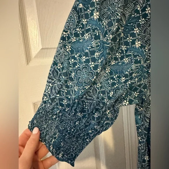 Hill House the Yara Dress in Calico Trellis - Picture 14 of 16